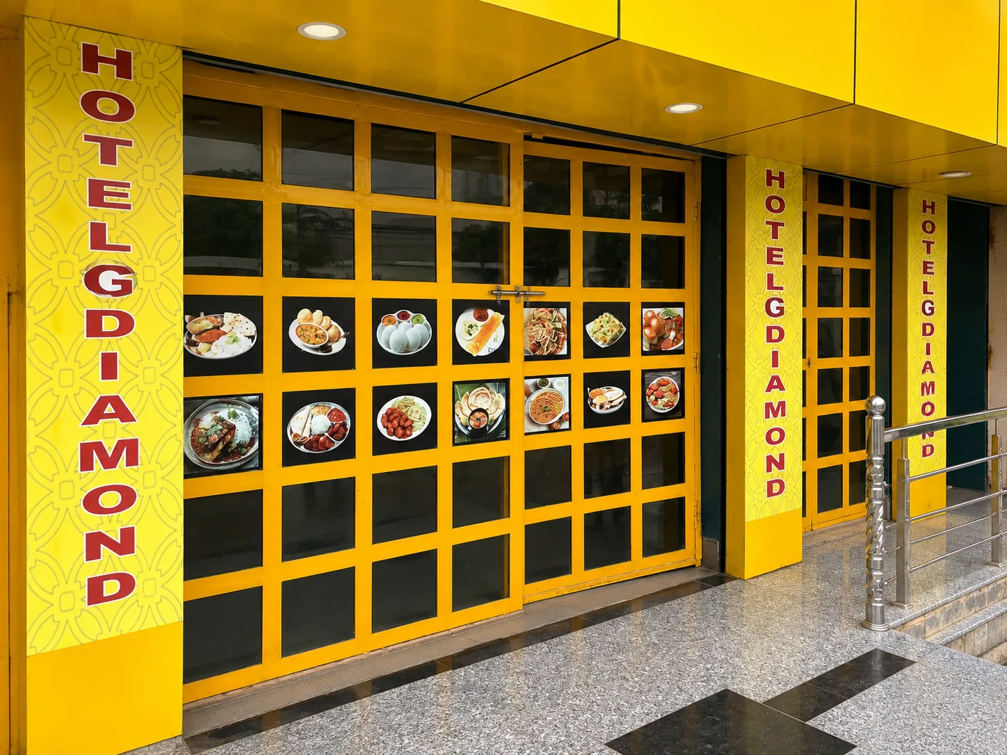 Hotel restaurant entrance