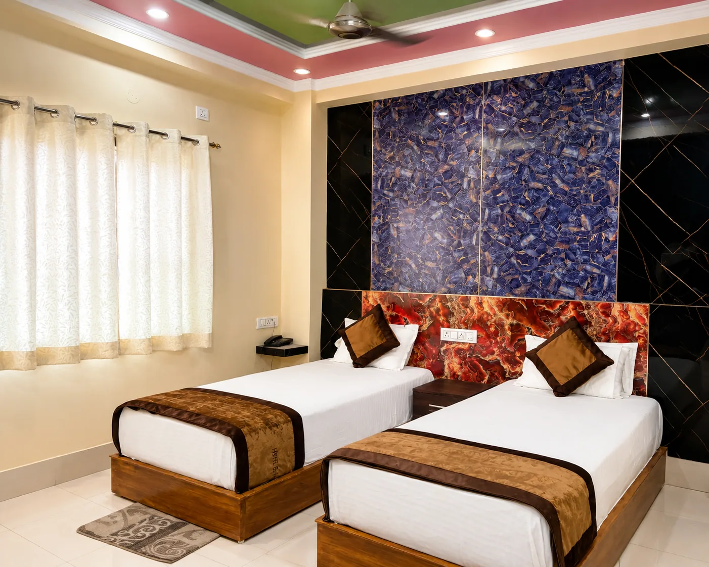 Deluxe AC room interior